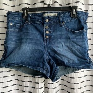 Torrid Denim Shorts with Laced Side